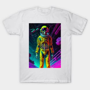 Skeleton in Spacesuit T-Shirt
